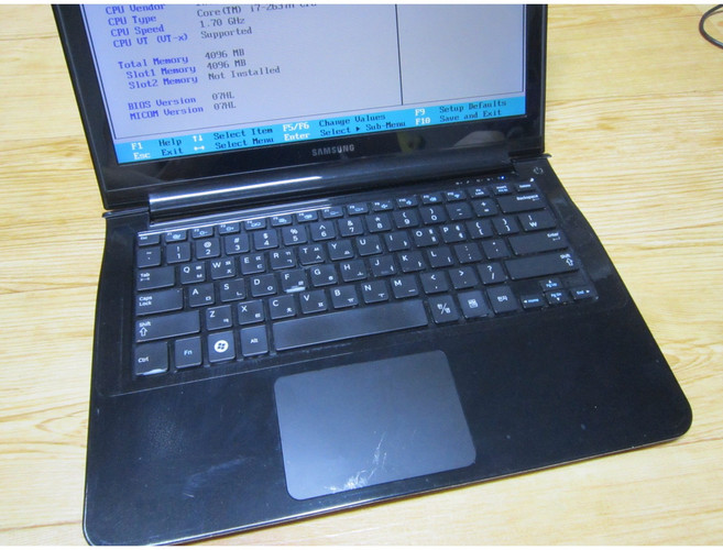 C 삼성노트북 Amor13-HRV i7-2637M 메인액정 부품용 N