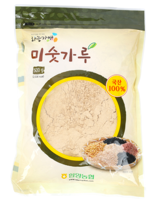 함양농협 하늘가애 국산 미숫가루, 500g, 1개