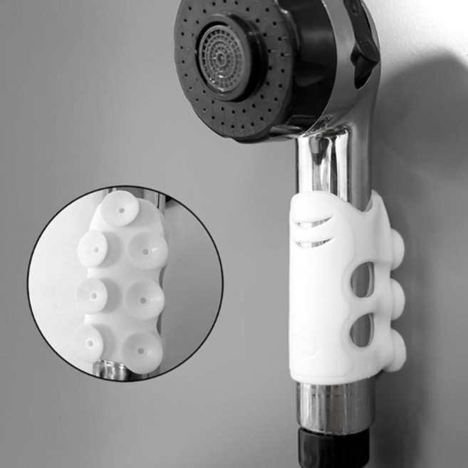 S커머스 흡착식 샤워기 거치대 샤워헤드거치대 샤워기홀더 샤워기고정, 단품, 상세페이지 참조