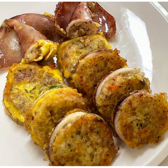 속을 꽉 채운 속초 명물 중앙시장 오징어순대 진공 500g, 1개