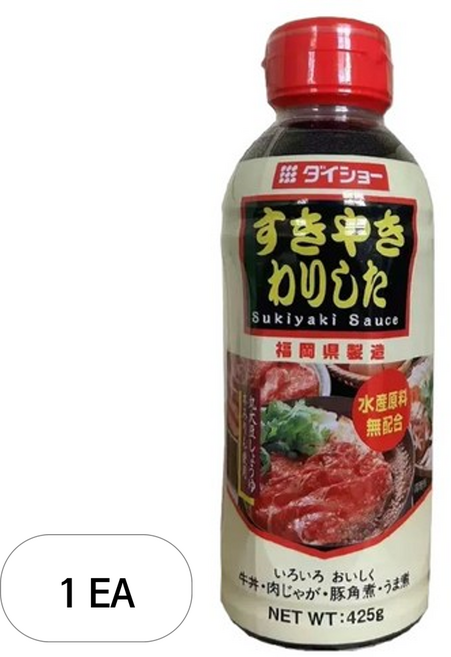다이쇼 스키야키 타레 소스, 425g, 1개