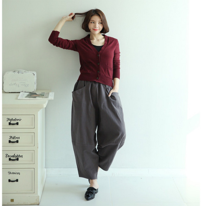 조화e 가볍고 편한 배기바지 절바지 항아리바지 편한바지 300시리즈