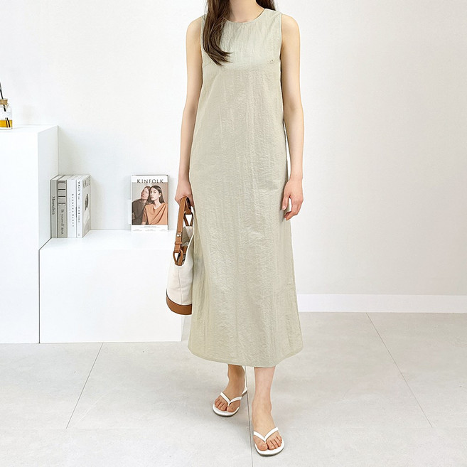 여름 바스락 원피스 나시 반팔 숏/롱 빅사이즈여성의류 민소매