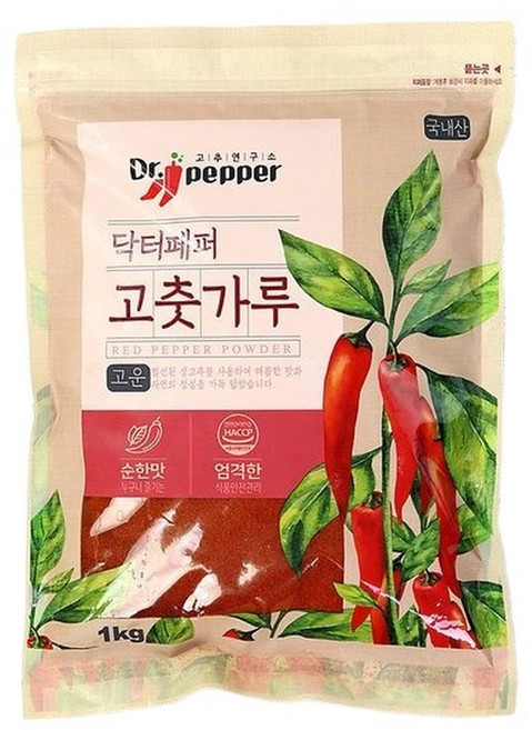 국내산 햇고추 고운 고춧가루 1Kg 1개