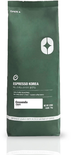 산미있는커피 Crescendo Blend 로스트 분쇄원두 원두추천, 1kg, 1개