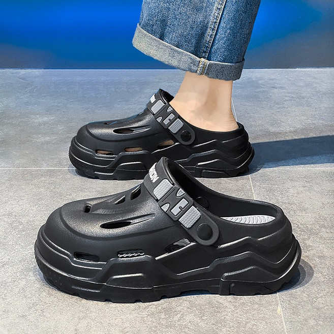 Modern Fashion 남여공용 편한 스트랩 샌들 쿠션감 다용도 슬리퍼 W87