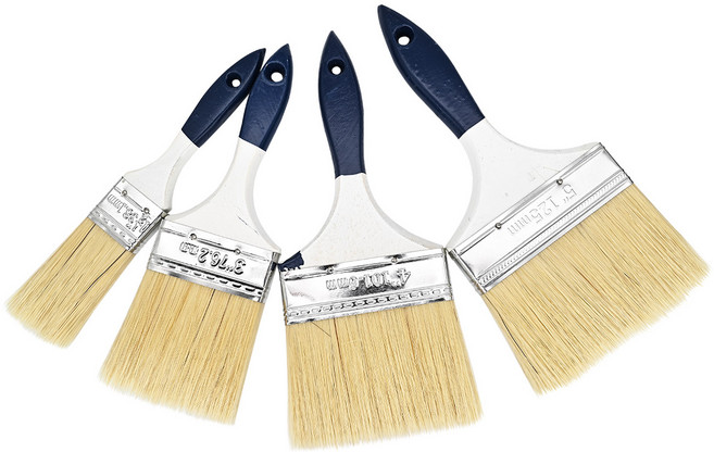 長毛油漆刷 - 優質刷毛 平整光滑 居家裝修必備, 1個