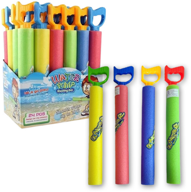 꼬마천사 스펀지 대포 물총 물놀이 24개입 세트