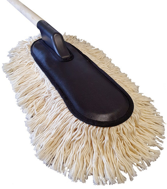 국내산 오일먹인 대형 먼지털이개 면사 자동차 차량용 먼지 떨이개 세차용품, 1개