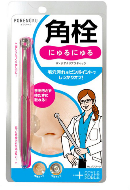 NOBLE 毛孔頑固黑頭清除棒, 1個, F