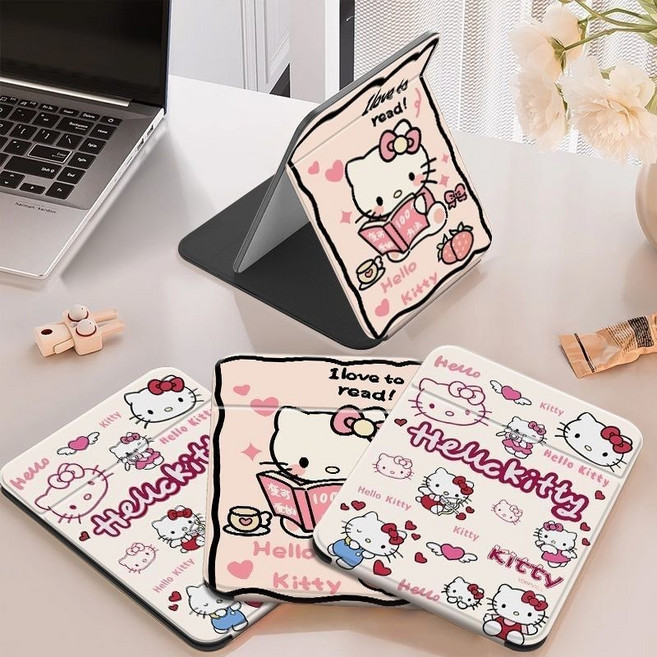 헬로 키티 접이식 메이크업 거울 휴대용 거울