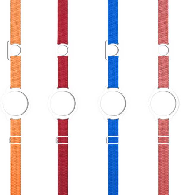 2in1 실리콘 물병 스트랩 어깨끈 대소형 물통홀더 캠핑 산책, 1개, 로즈핑크+블루+베이비핑크