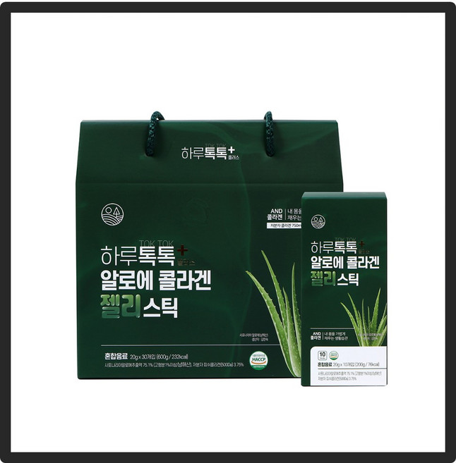 100%국산 사포리나 알로에 저분자 피쉬콜라겐 젤리스틱20g X 30개입, 600g, 1개