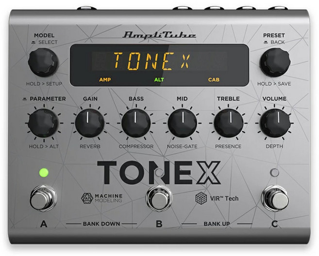 톤엑스 베이스기타 이펙터 IK멀티미디어 TONEX Bass Edition