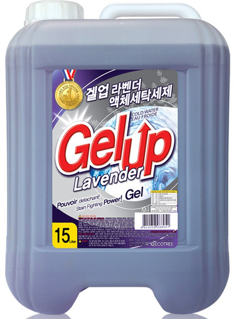 겔업 액체세제 라벤더 세탁세제, 15L, 1개