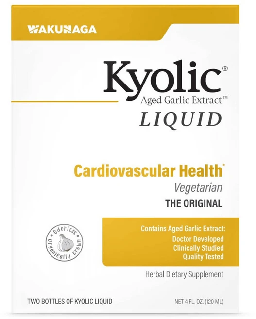 쿄릭 Kyolic 숙성마늘 추출물 액상 Liquid 60ml 2병 갈릭 Garlic 베지테리언 Vegetarian 비건 Vegan 식물성 키올릭 Aged Garlic Extract, 1병 - 쿠팡