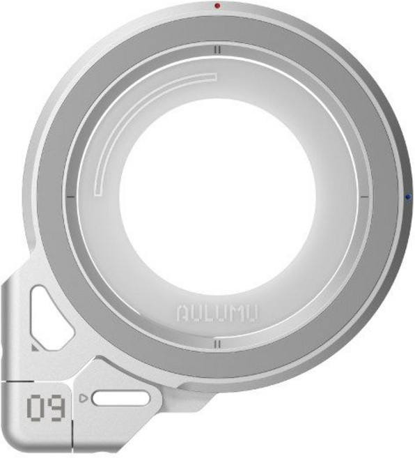 알루무 AULUMU G09 마그네틱 휴대폰 거치대 핸드폰 브래킷 접이식 링 버클, 화이트, 2