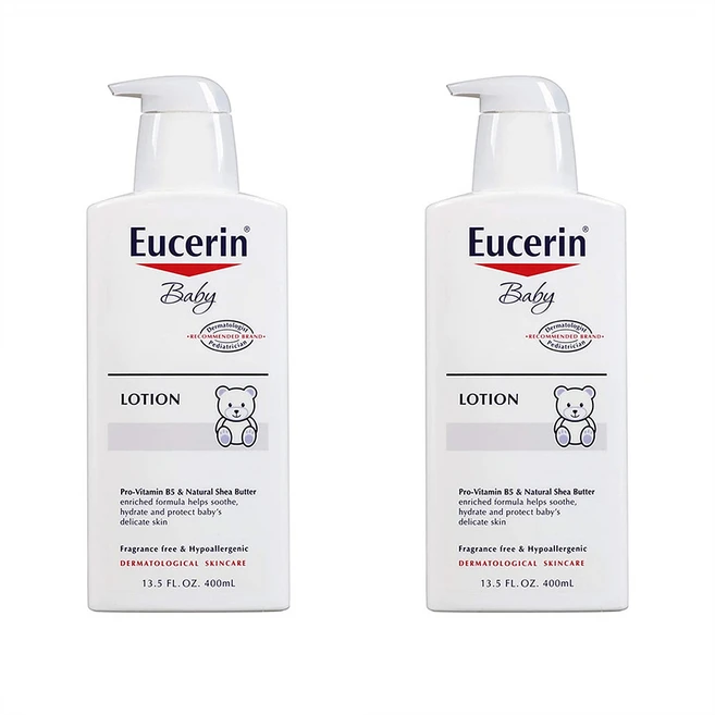 Eucerin Baby Body Lotion 유세린 베이비 바디 로션, 400ml, 2개 - 쿠팡