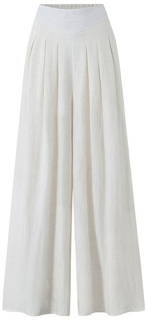 미니멈 여성용 베이직 핀턱 와이드 롱 팬츠 EC2TA001D