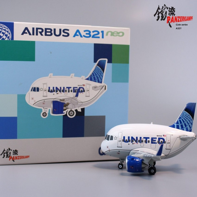 금속다이캐스팅 모형/ 중량감 탁월/ 비행기모형 Delta Airlines A321NEO Cartoon Edition [Panzerkampf], 1개, 항공기고유색