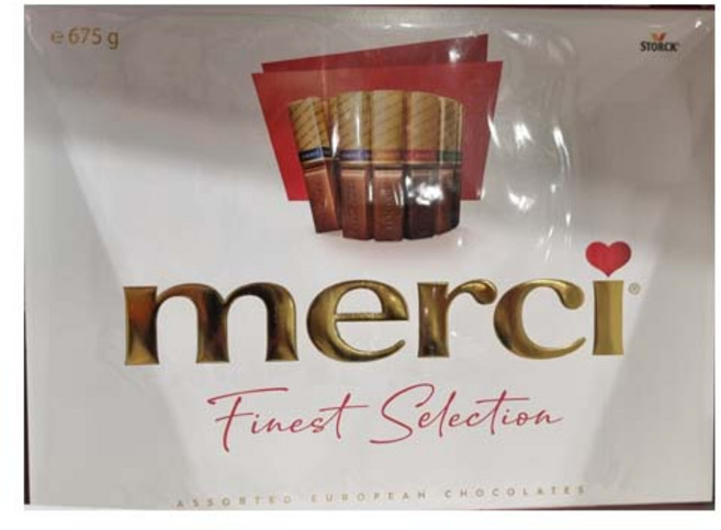 MERCI 초코릿 셀렉션, 675g, 1개