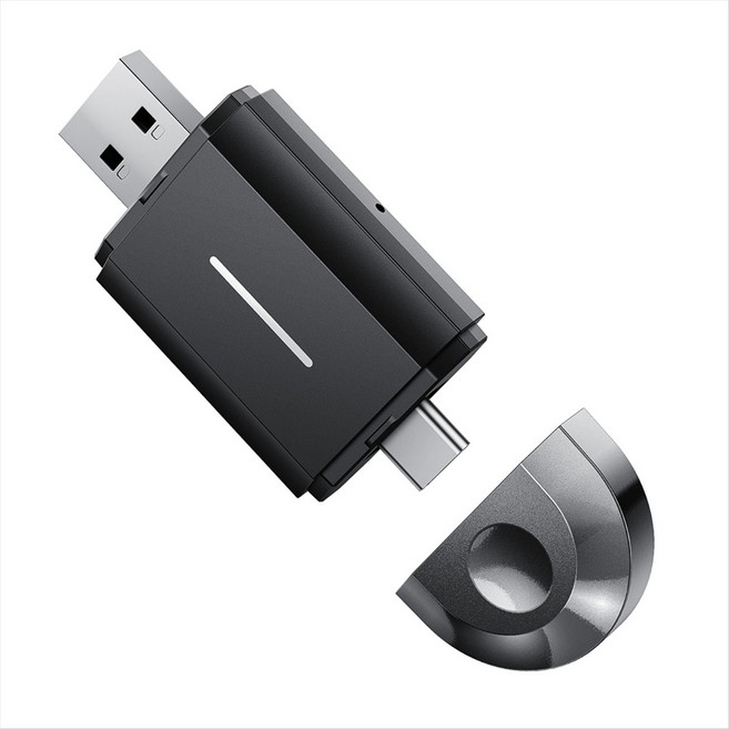 2-in-1 무선 카플레이 어댑터 및 Android Auto Wireles Adapter 5GHz Wi-Fi Type-C/USB 플러그 및 플레이 CarPlay 무선 어댑터, 그림처럼