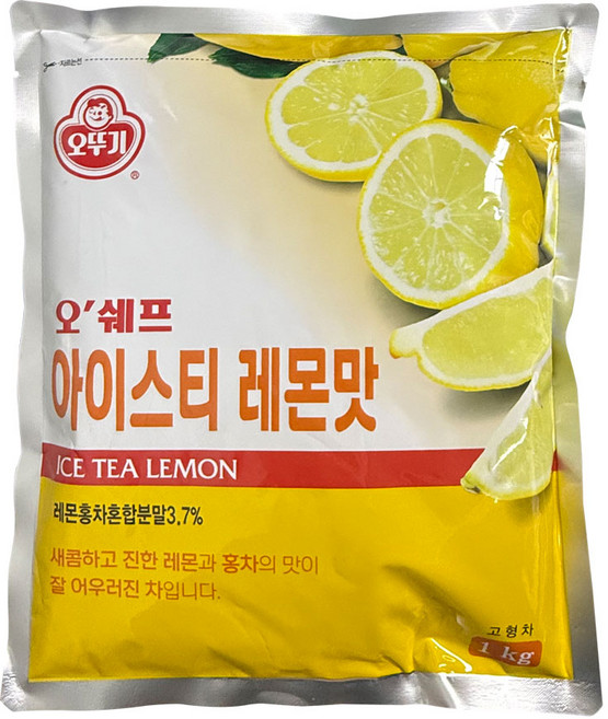 오뚜기 오쉐프 아이스티 레몬맛 1kg, 2세트