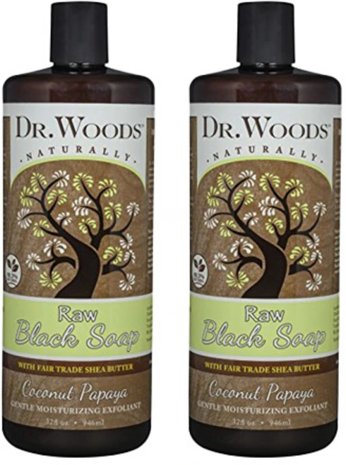 닥터우즈 생 블랙 솝 코코넛 파파야, 946ml, 2개 - 쿠팡