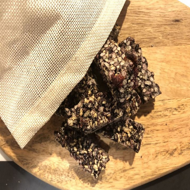 蔓越莓黑米米香 180g 台灣在地黑米 非油炸 獨立包裝 健康零食, 1個