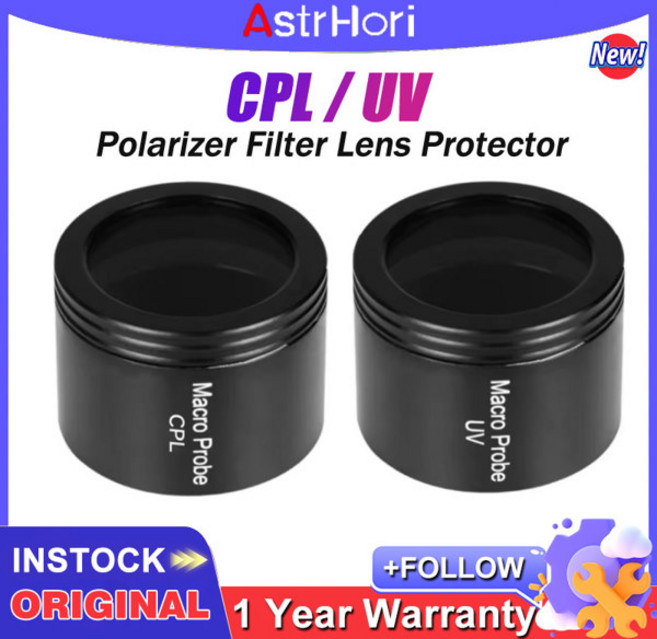 AstrHori CPL / UV 편광 필터 렌즈 보호기 AstrHori 18mm f8 28mm f13 매크로 프로브 렌즈용 보호 렌즈 안경, [01] CPL