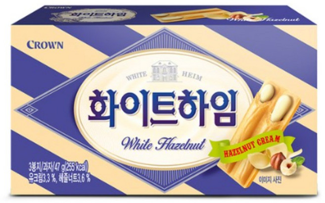 쵸코하임 화이트하임, 47g, 10개