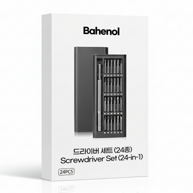 바헤놀 미세작업 가능한 정밀 드라이버 세트, 1개, 24종