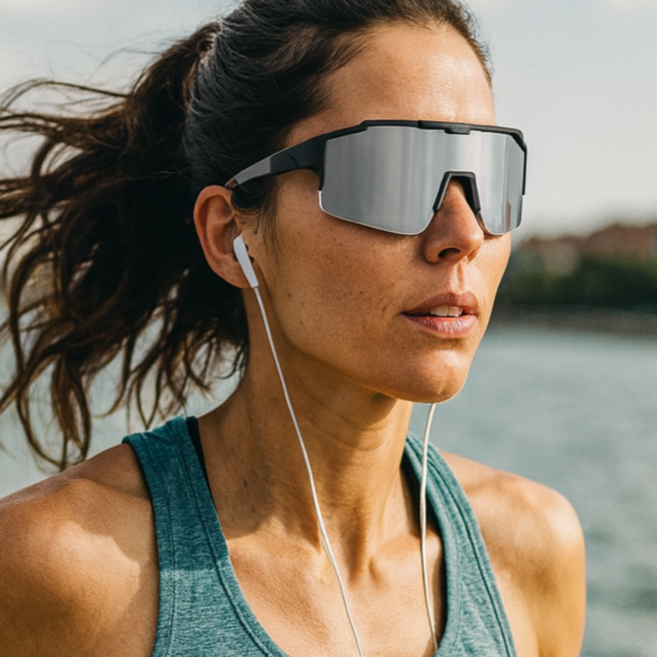 Plitol 런닝 고글, 그레이