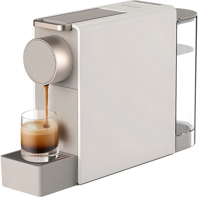 SCISHARE 心想 時尚膠囊咖啡機 Nespresso通用, S1201, 象牙白 金色