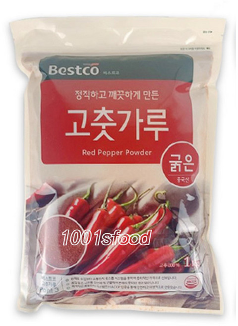 베스트코 고춧가루 굵은, 1개, 1kg