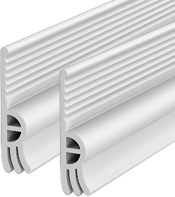 리브문 3중 바람 차단 틈새 문풍지 3.2cm X 4M, 화이트, 2개