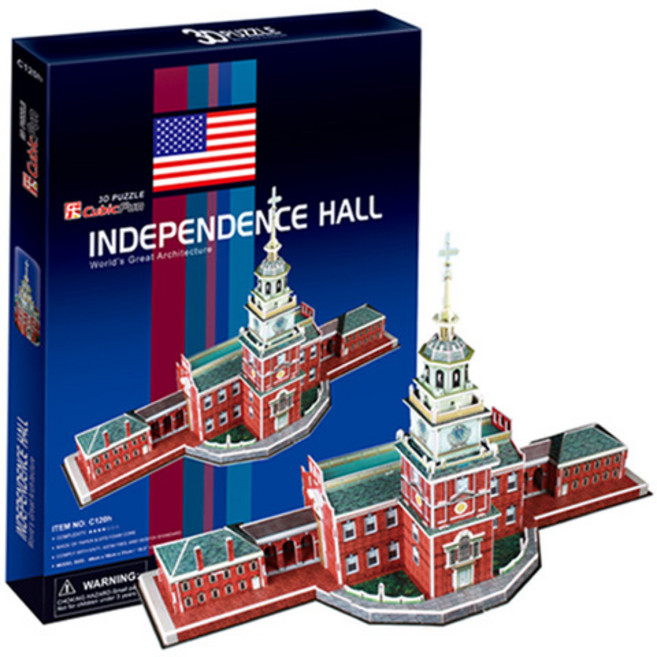 큐빅펀 3D퍼즐 인디펜던스홀, 1개