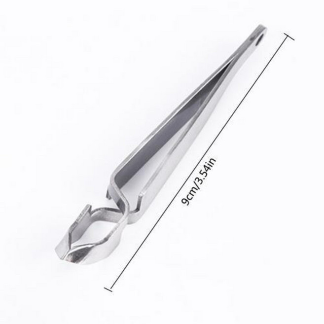 스테인레스 스틸 진드기 제거 도구 족집게 빗, F