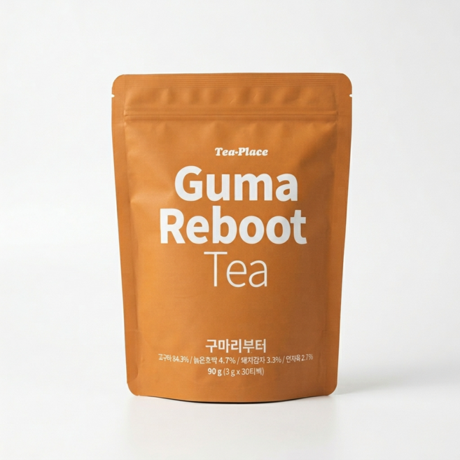 구마리뷰티 루틴티 공복차 고구마 국내산 티플레이스 30티백 건강차 TEA, 1개, 30개입, 3g