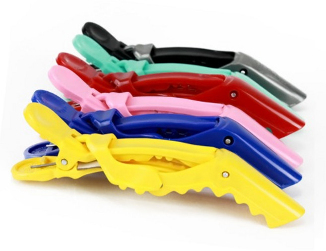 쪼야 집게핀 악어클립 1세트 6개 헤어핀셋 악어핀 헤어클립