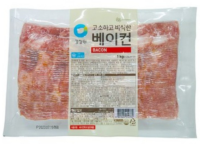 청정원 베이컨 1kg, 4개