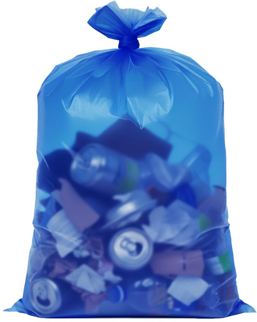 충남비니루포장 두꺼운 재활용 분리수거 쓰레기봉투 청색, 70L, 140개