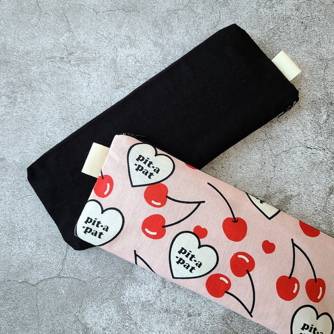 [DIY키트 패키지] 남학생 지퍼 필통 만들기 남자필통 기본 무지자수 펜케이스, 블루시바견