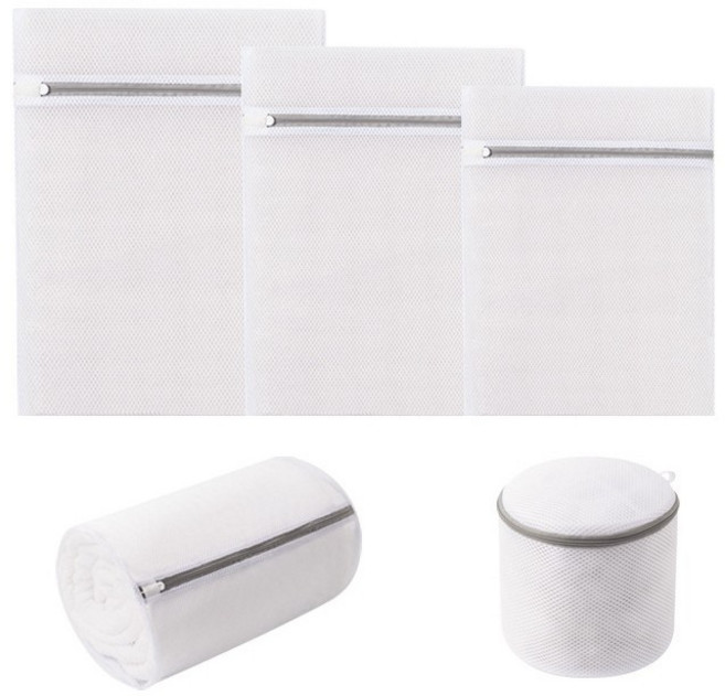 베르카일 고밀도 망사 세탁망 5종 세트, 화이트, 1개