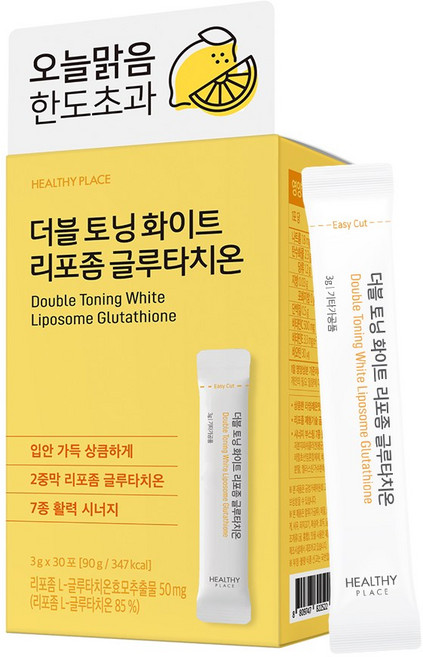 헬시플레이스 더블 토닝 화이트 글루타치온, 90g, 1개