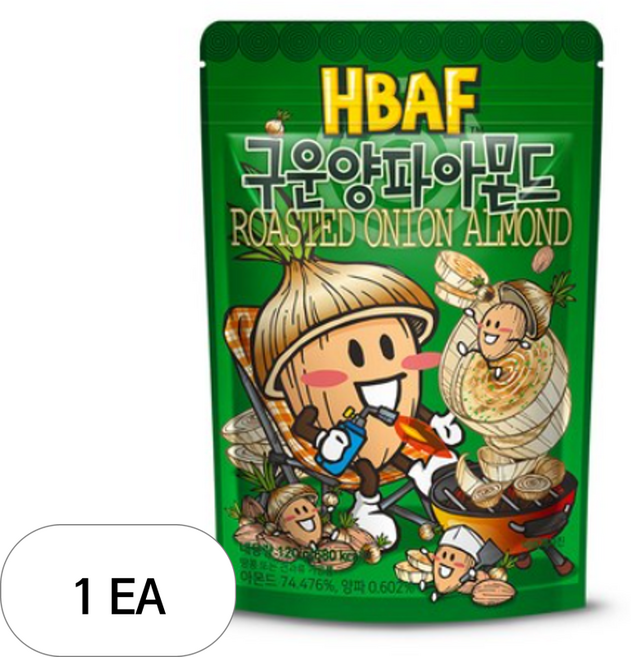 바프 구운양파 아몬드, 120g, 1개