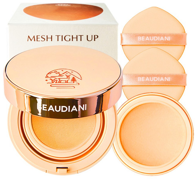 뷰디아니 승무원팩트 커버력좋은 커버쿠션 커버팩트 파운데이션, [듀오] 리필포함 딥커버데일리 3호, 12g, 1개