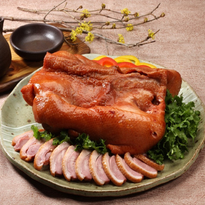 프리미엄 통 훈제오리 무뼈 900g 훈제향 통오리훈제, 1개, 1g