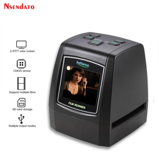 고해상도 14MP/22MP 110 135 126KPK 슈퍼 8MM 네거티브 사진 스캐너 35mm 2.4인치 LCD 슬라이드 필름 디지, 01 < =0.5m, 01 USA Plug