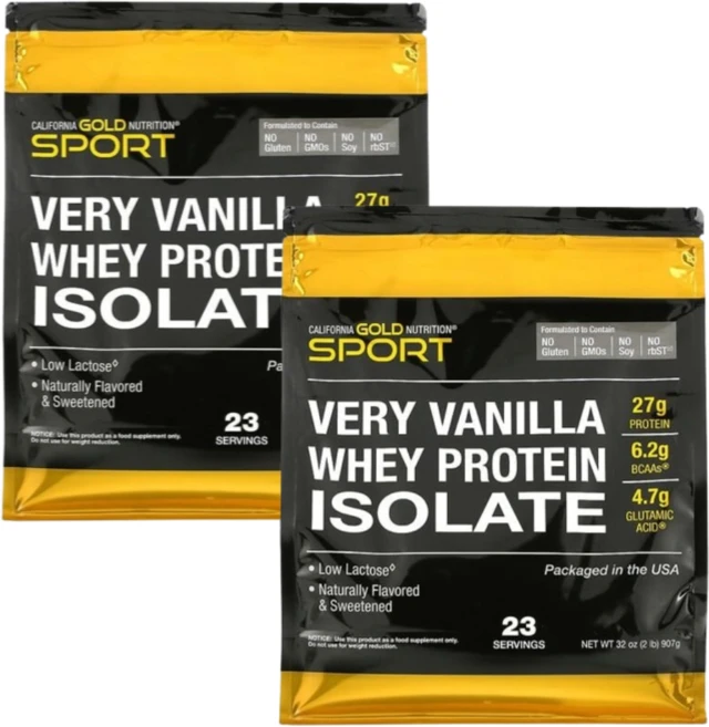 캘리포니아골드 분리 유청 단백질 907g WHEY PROTEIN 바닐라, 2개 - 쿠팡